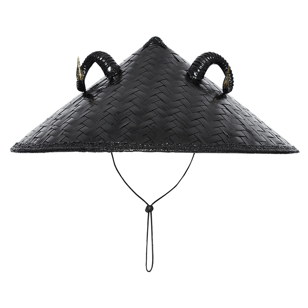 Chapeau conique corne de mouton punk sombre