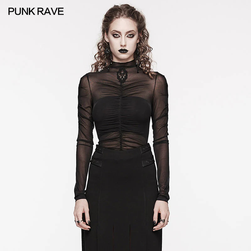 TSHIRT GOTHIQUE transparent