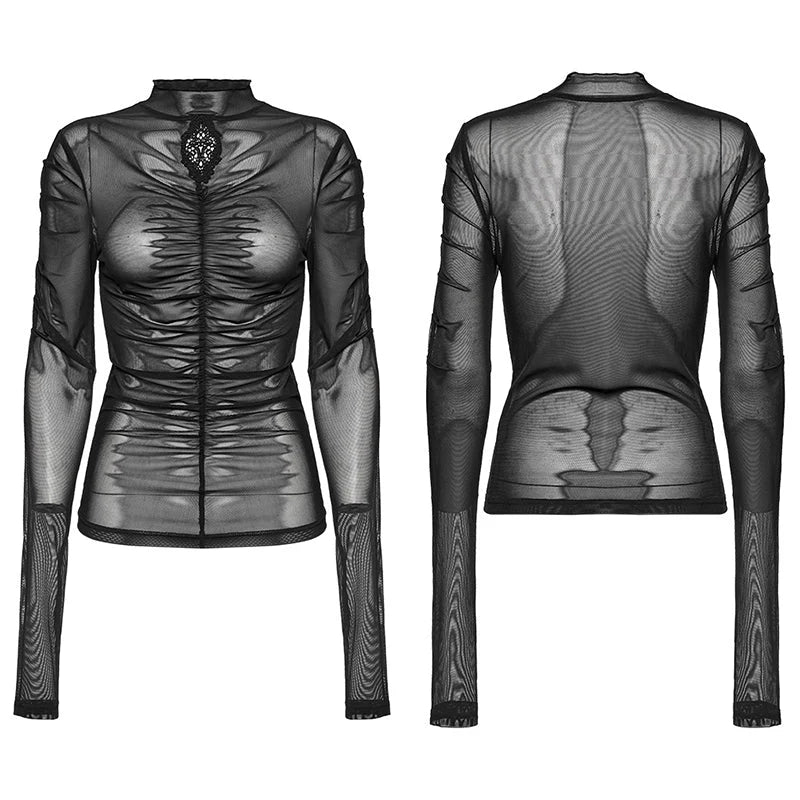 TSHIRT GOTHIQUE transparent