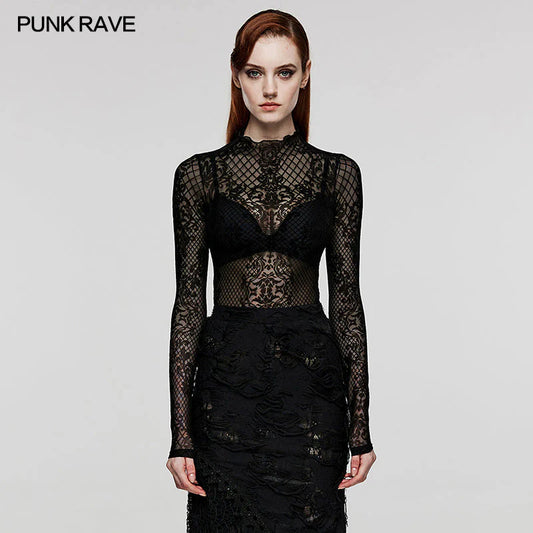 TSHIRT MESH GOTHIQUE