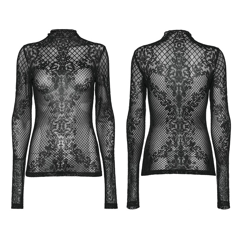 TSHIRT MESH GOTHIQUE
