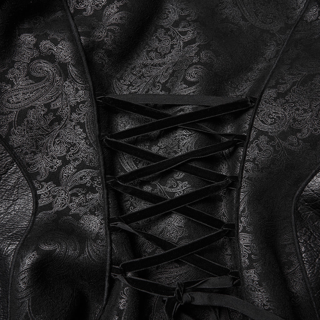 JACKET FAUX CUIR ET FOURURE
