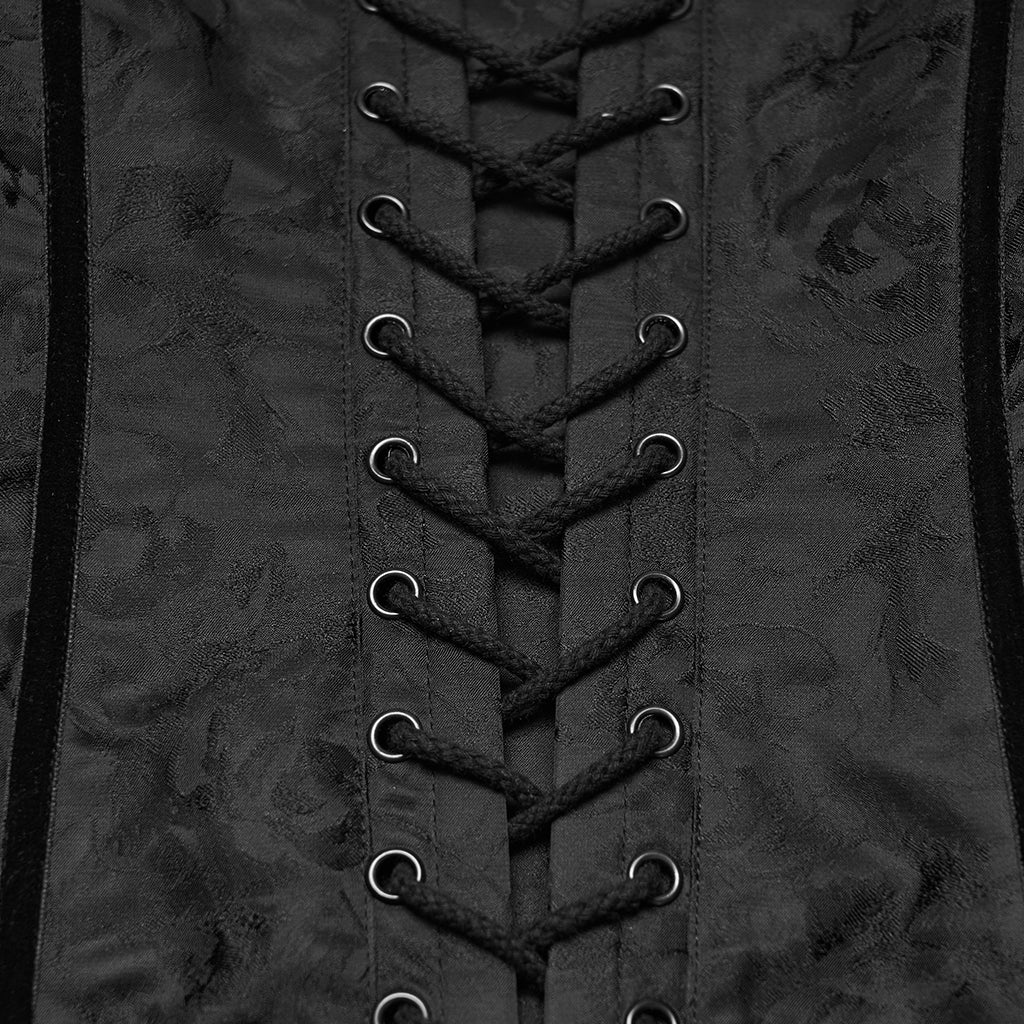 Bustier couturiere a brocade