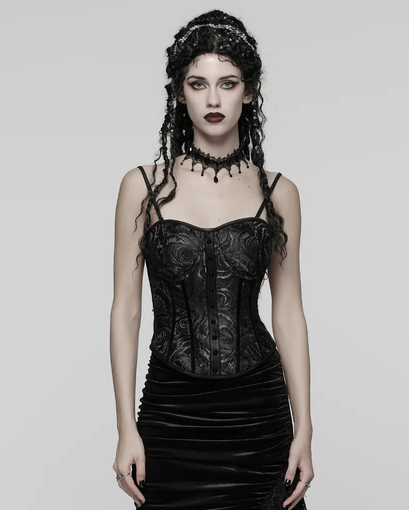 Bustier couturiere a brocade