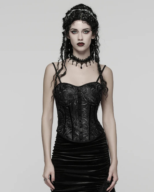 Bustier couturiere a brocade