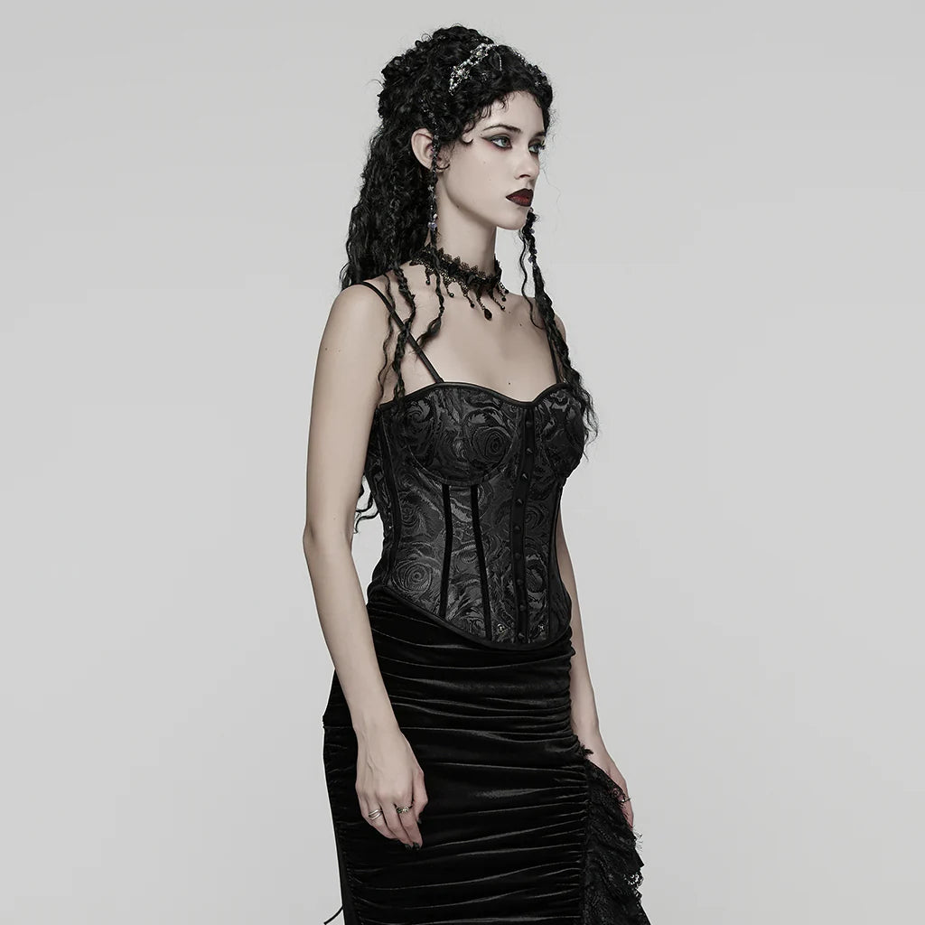 Bustier couturiere a brocade