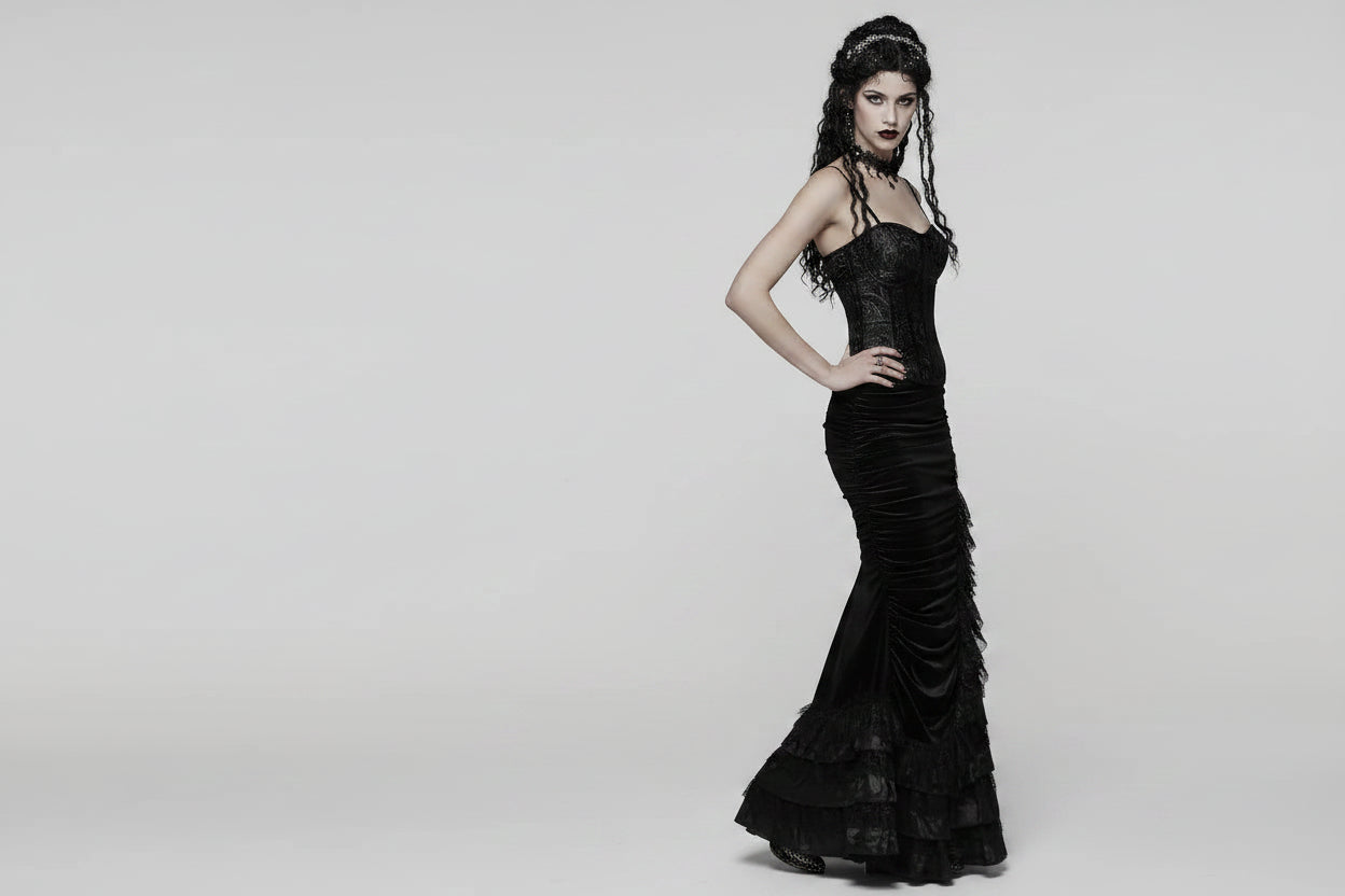 Bustier couturiere a brocade