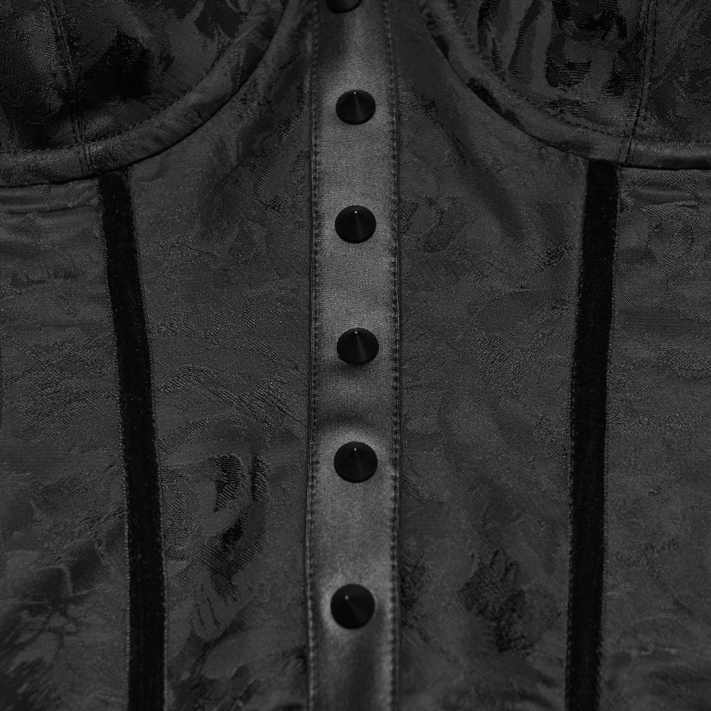 Bustier couturiere a brocade
