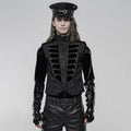 GILET OFFICIER GOTHIQUE NOIR