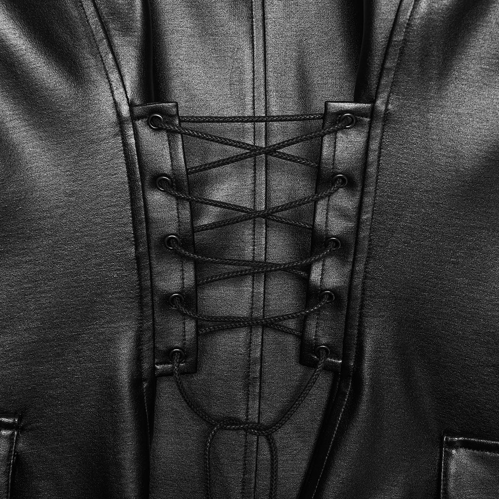 JACKET EDGY FAUX CUIR