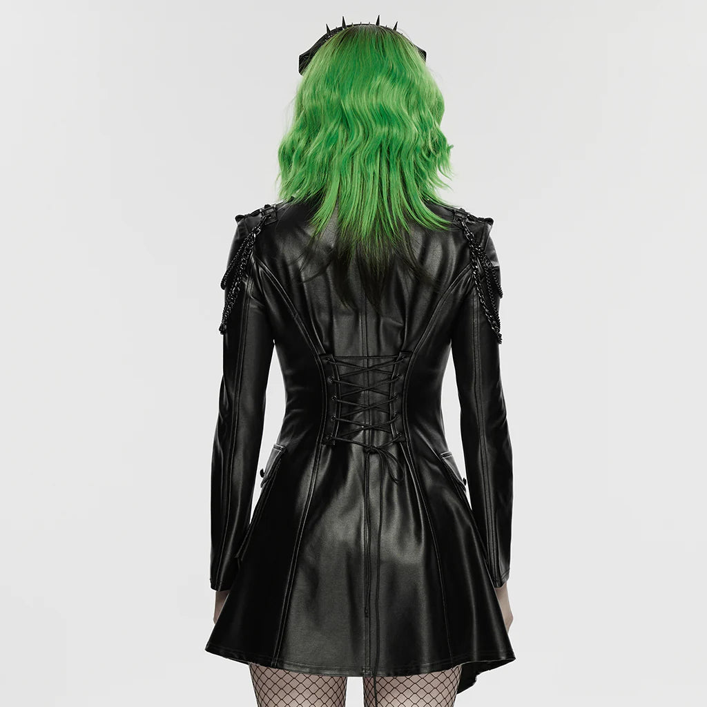 JACKET EDGY FAUX CUIR