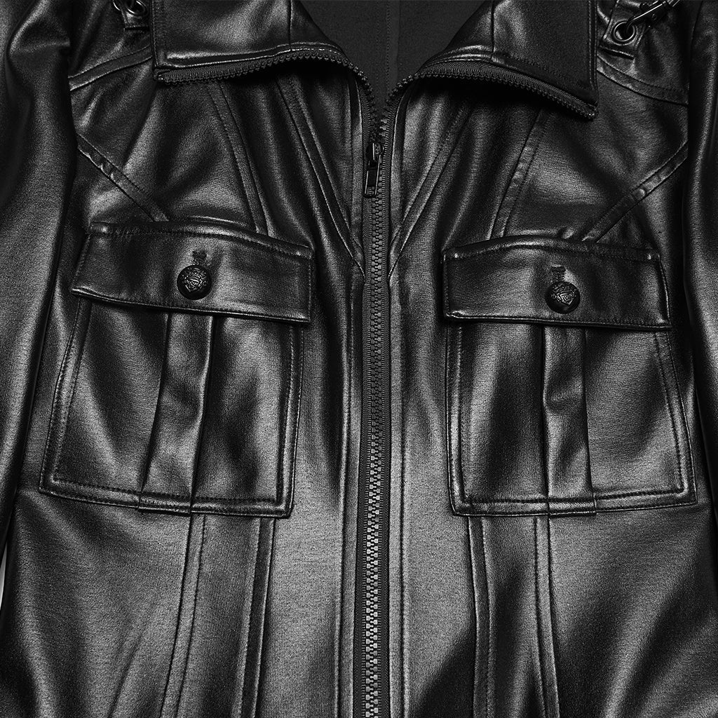 JACKET EDGY FAUX CUIR