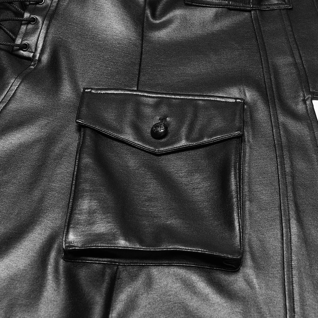 JACKET EDGY FAUX CUIR
