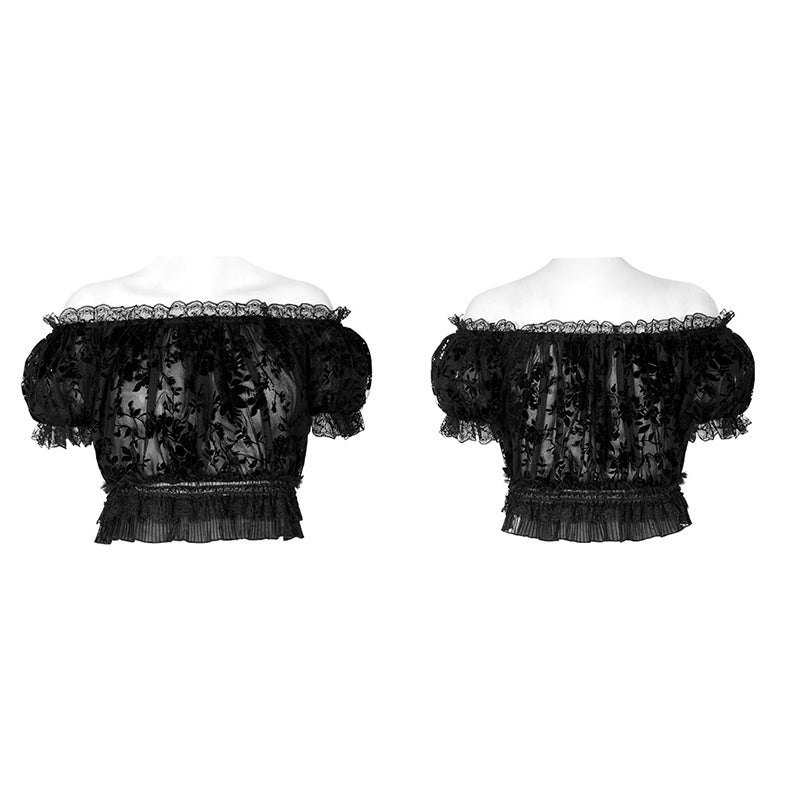 TOP GOTHIQUE EN DENTELLE