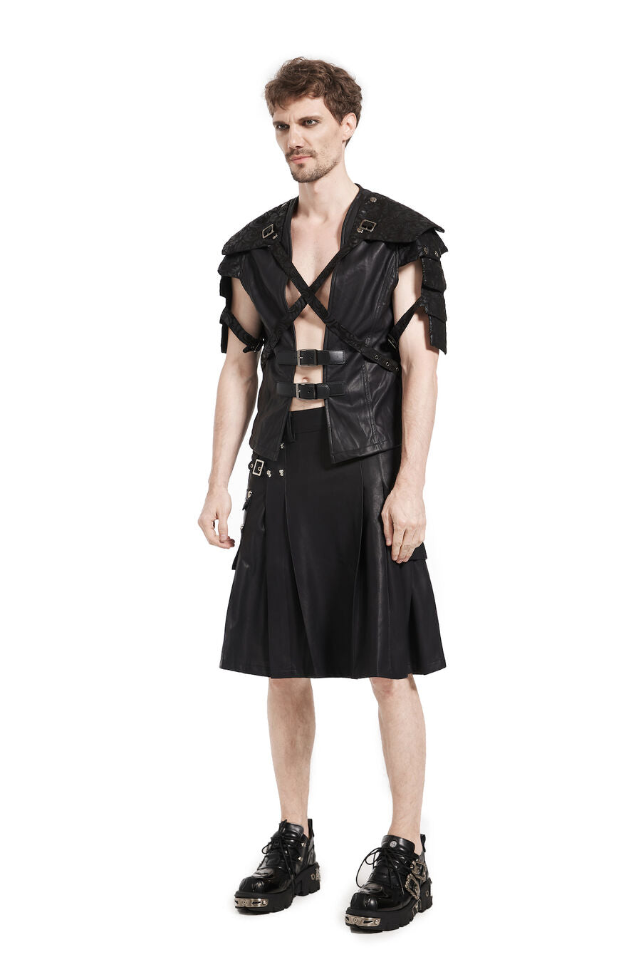 gilet punk gladiateur
