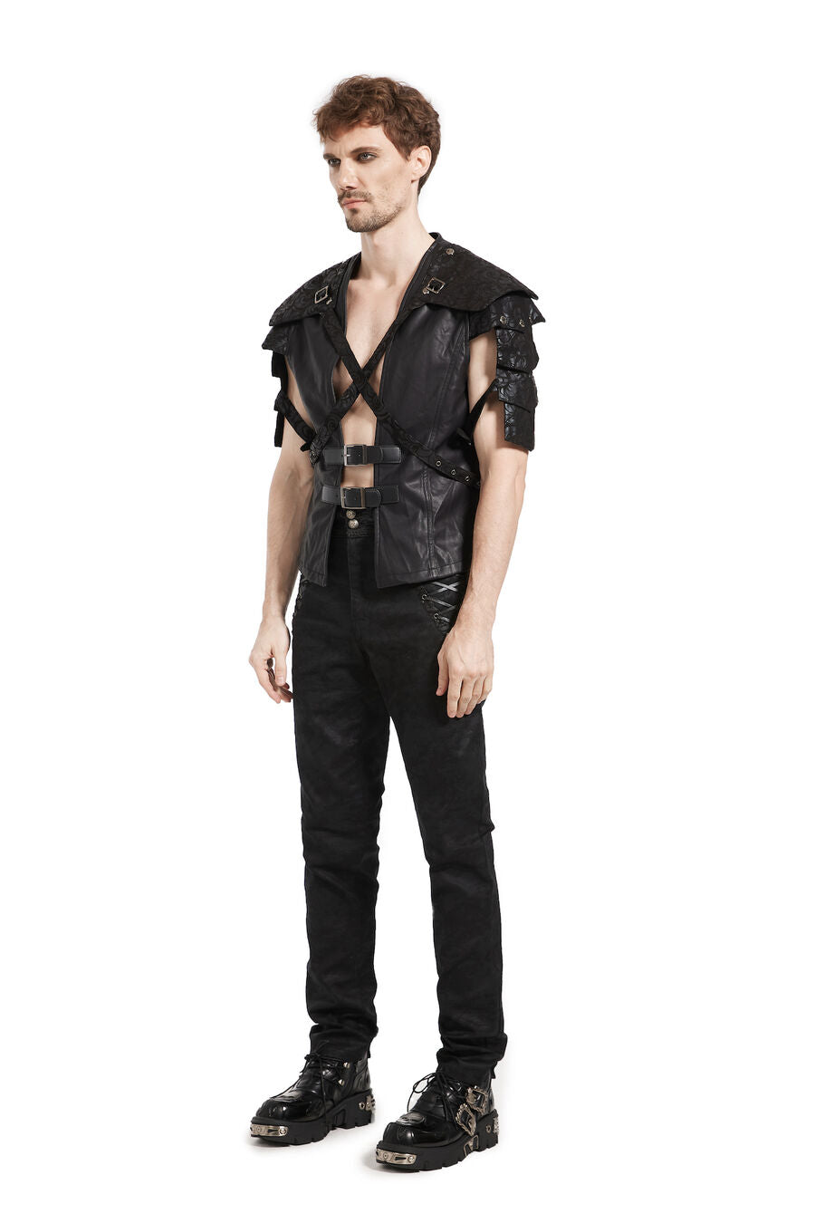 gilet punk gladiateur