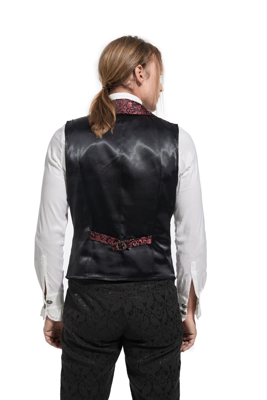 Gilet Homme Brocard rouge
