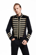 Veste officier velours coton doré
