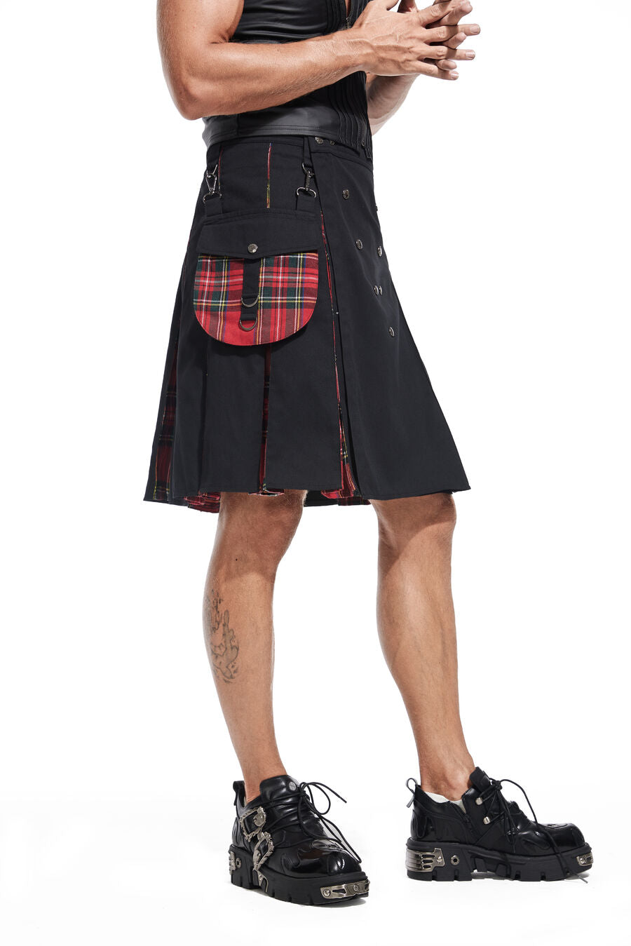Utility kilt rouge