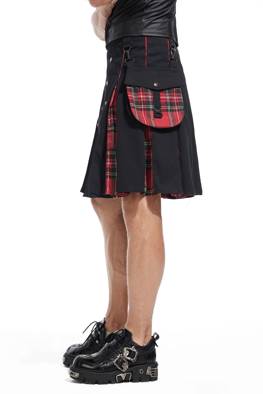 Utility kilt rouge