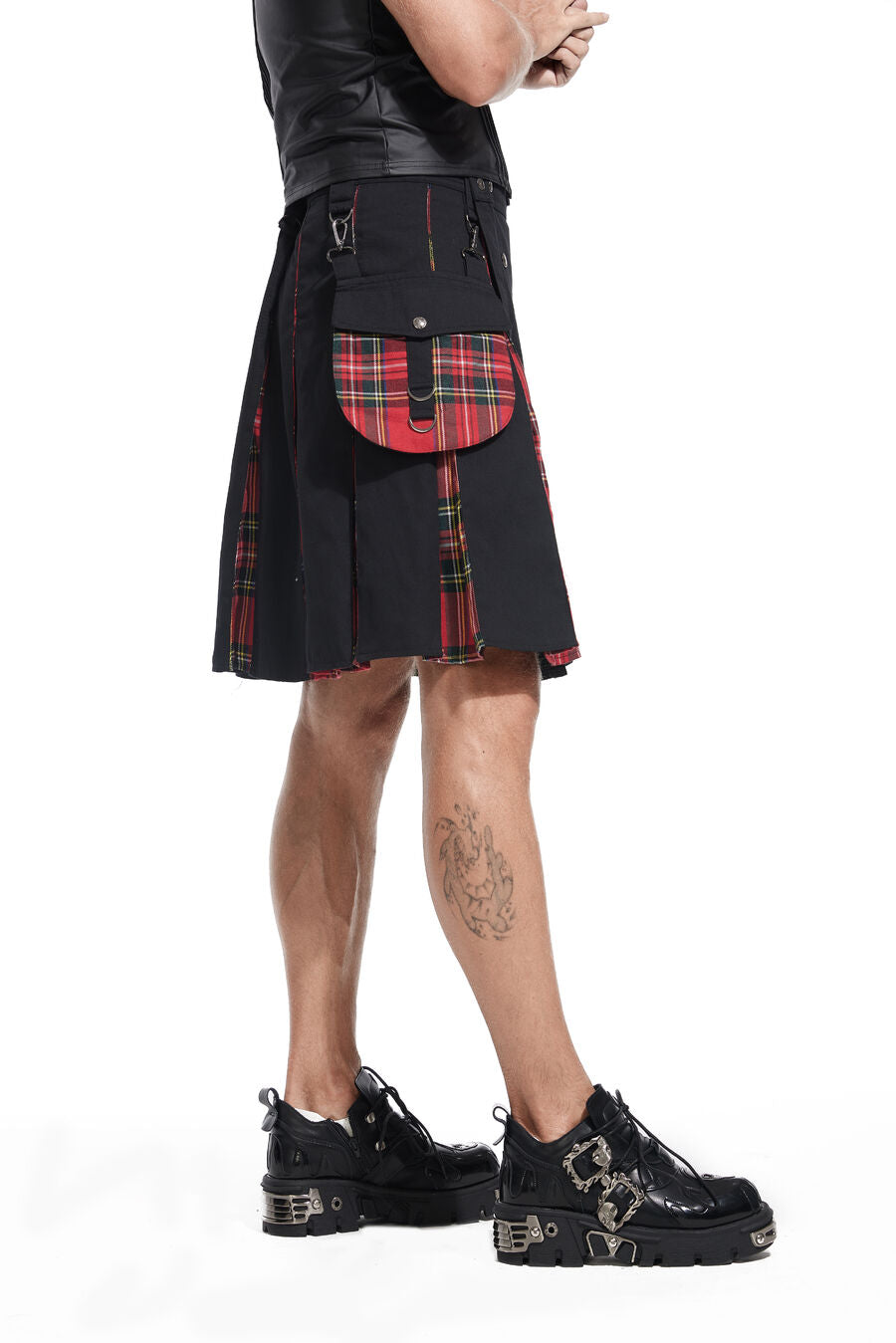 Utility kilt rouge