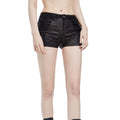 Short Steampunk Similicuir pour Femme