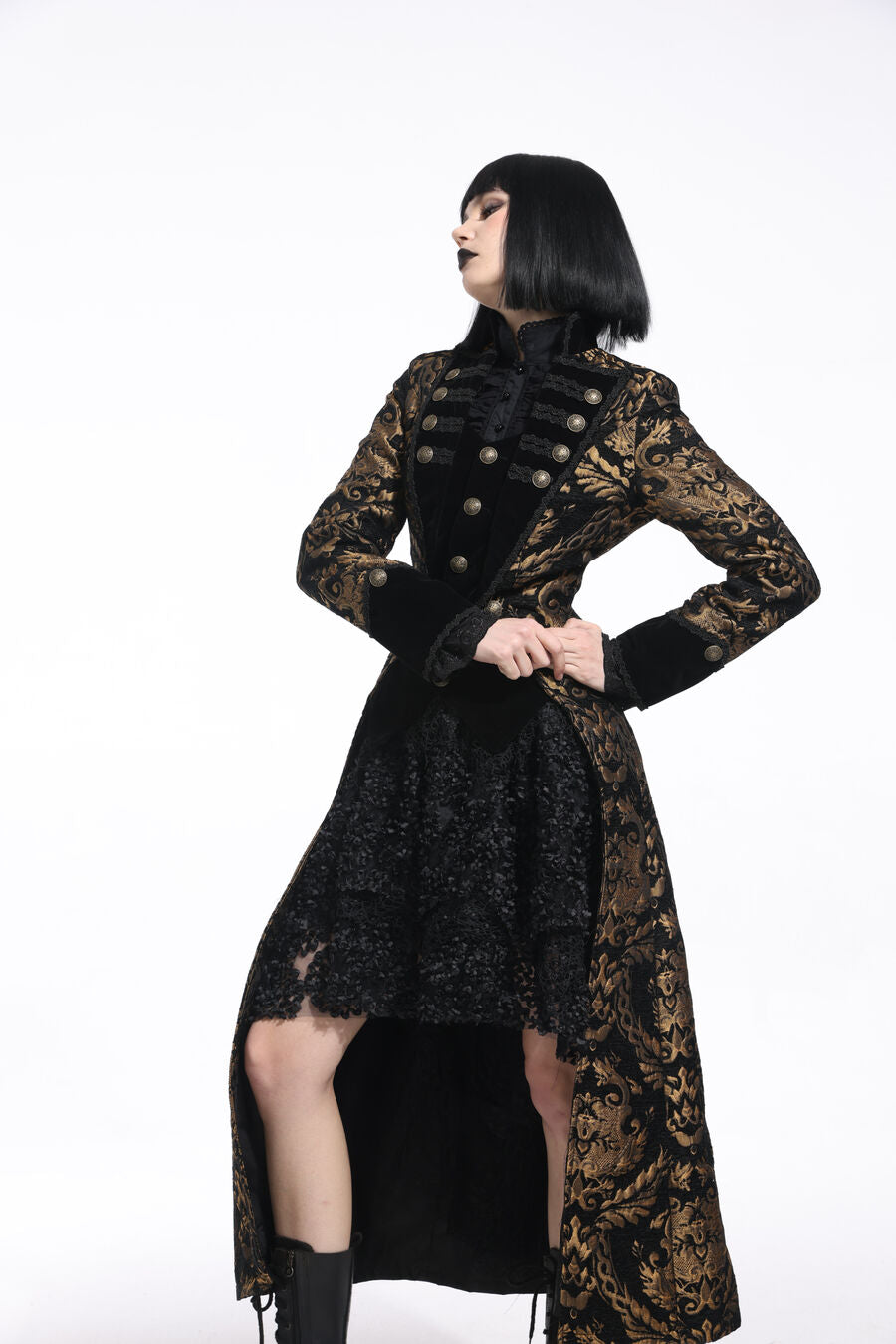 Manteau long gothique OR