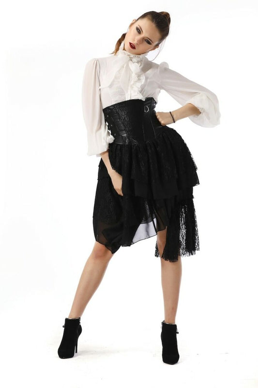 Jupe serre-taille gothique