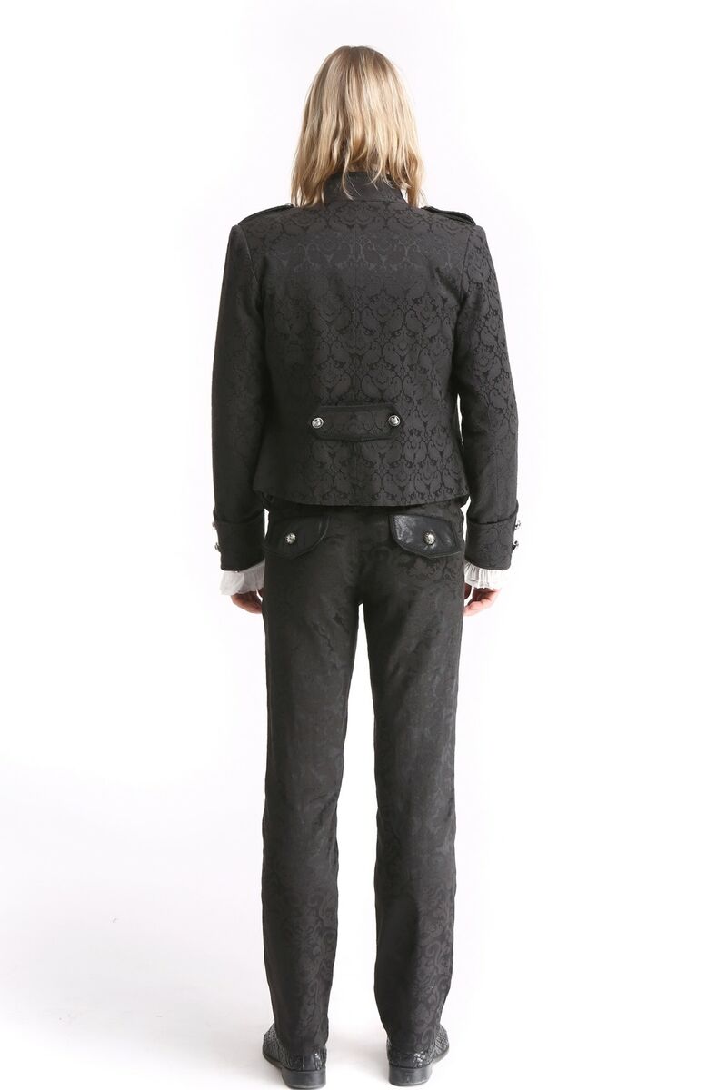 Veste aristocrate gothique à motif brocard