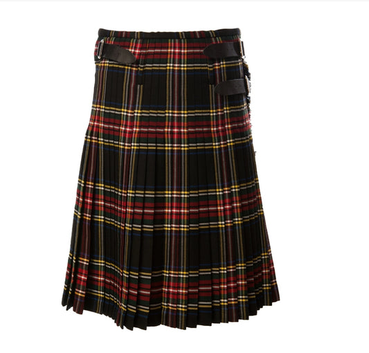 Kilt printemps/automne "STEWART BLACK"