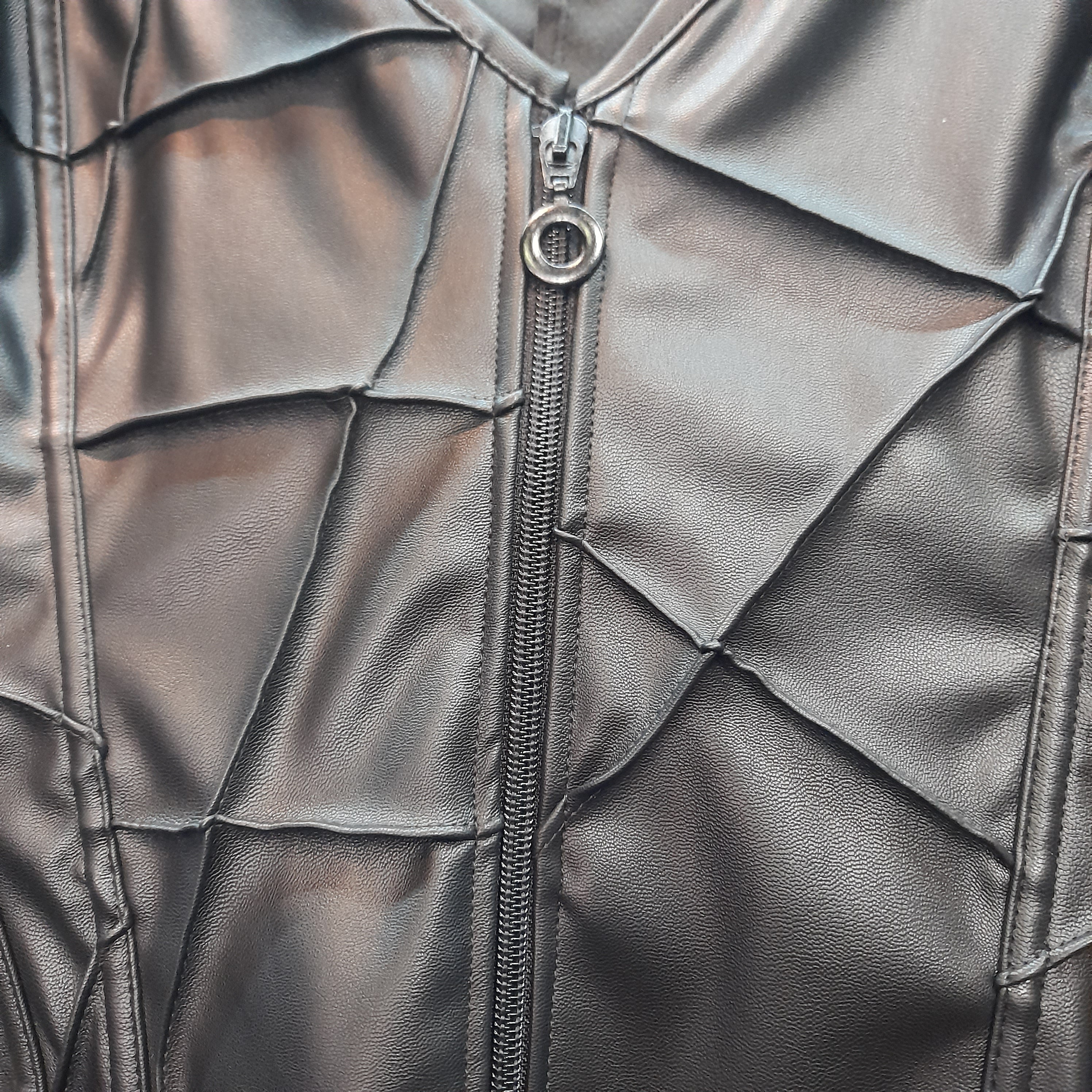 Bustier avec zip relief