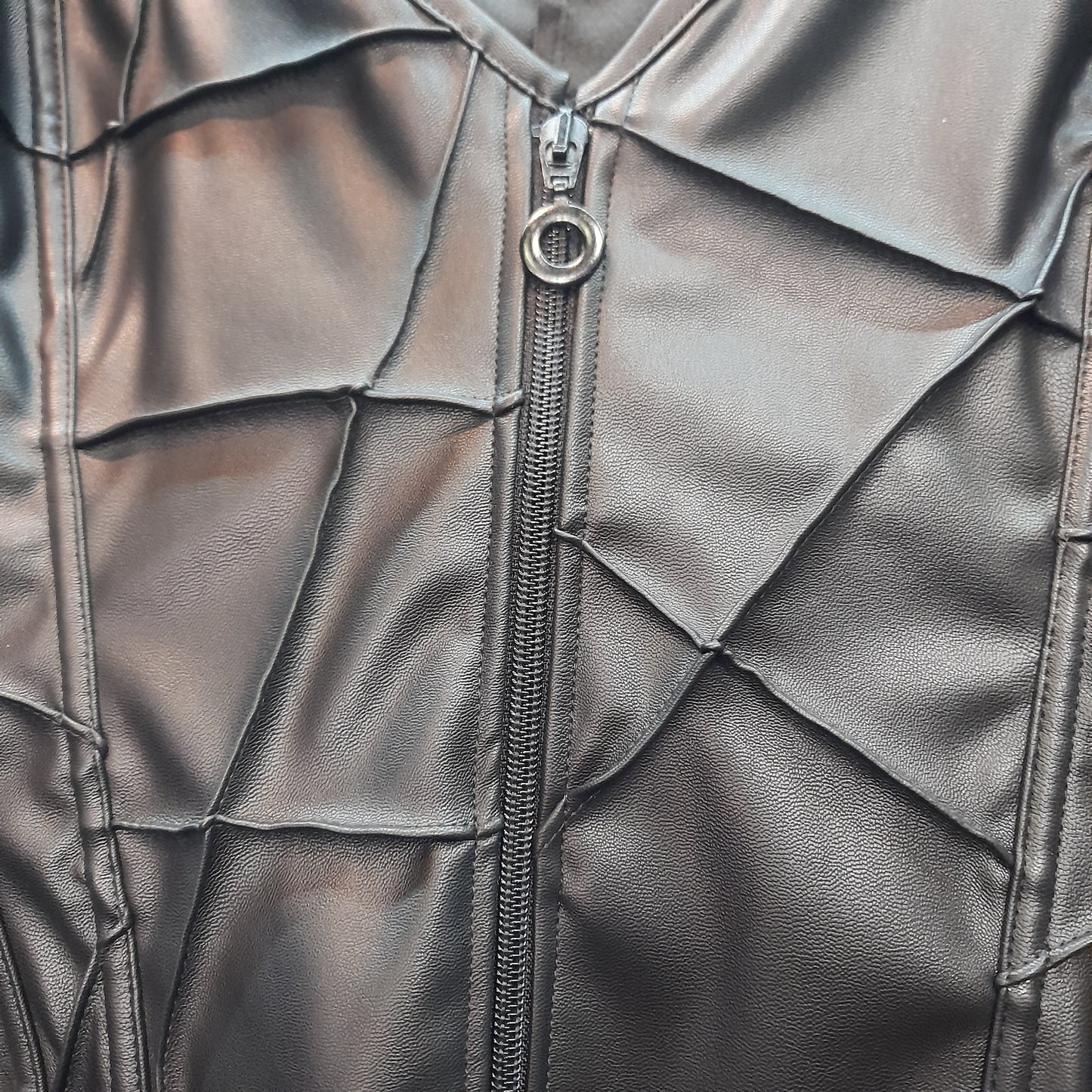 Bustier avec zip relief