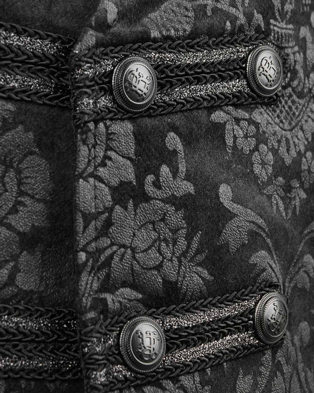 Gilet gothique NOIR