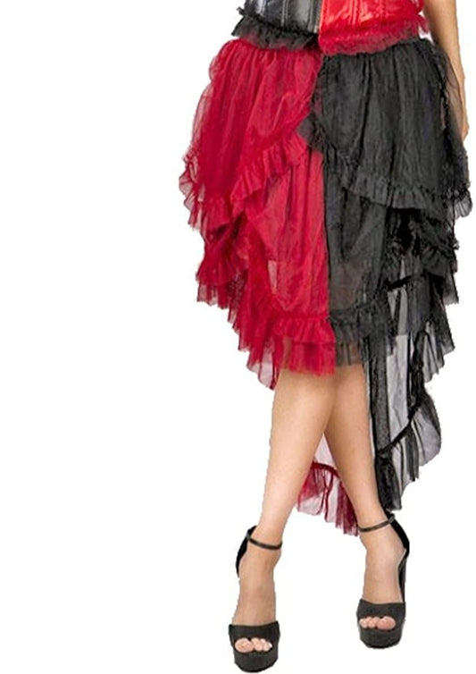 HARLEQUIN SKIRT RED