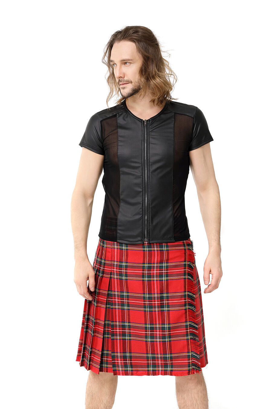 T-shirt homme similicuir