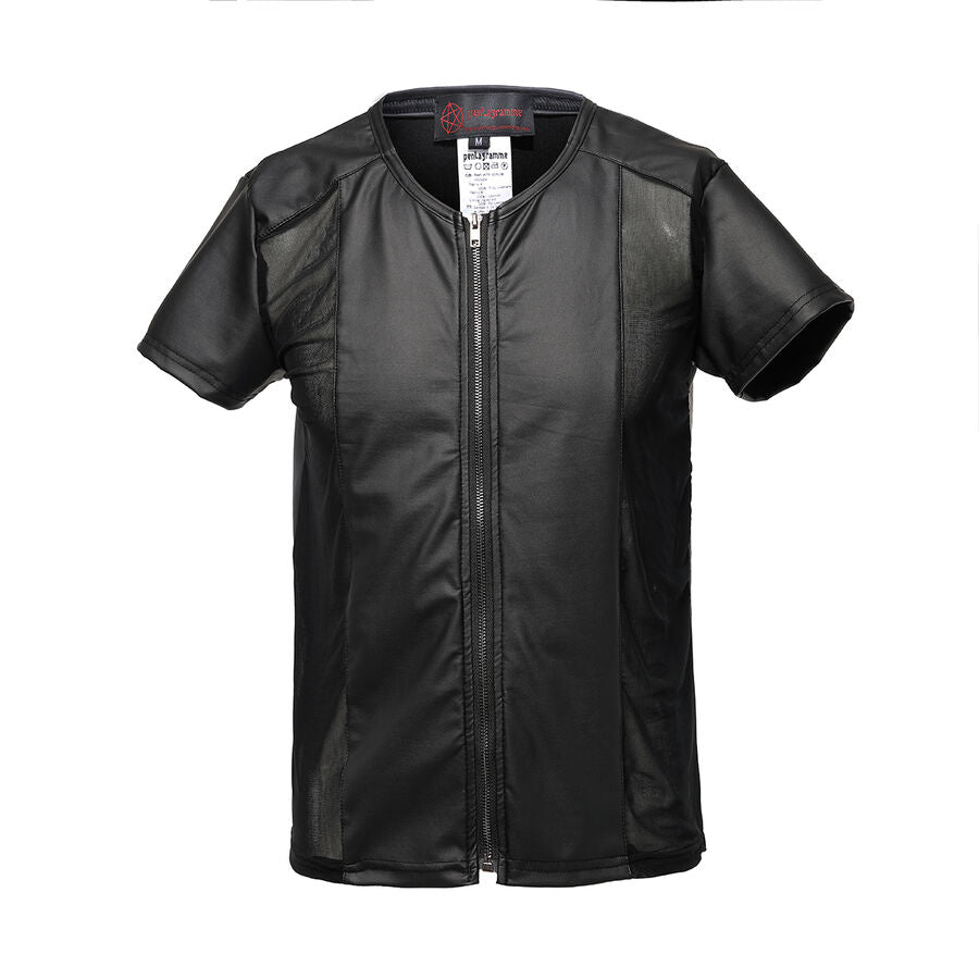 T-shirt homme similicuir