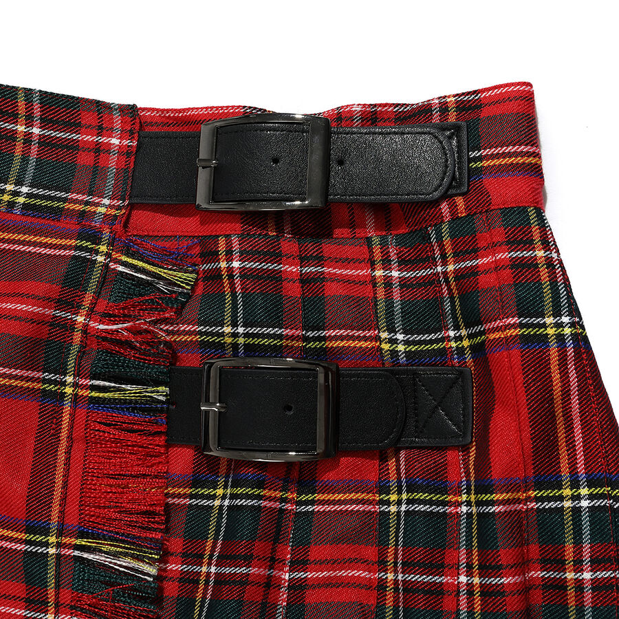 KILT GOTHIQUE POUR HOMME ROUGE