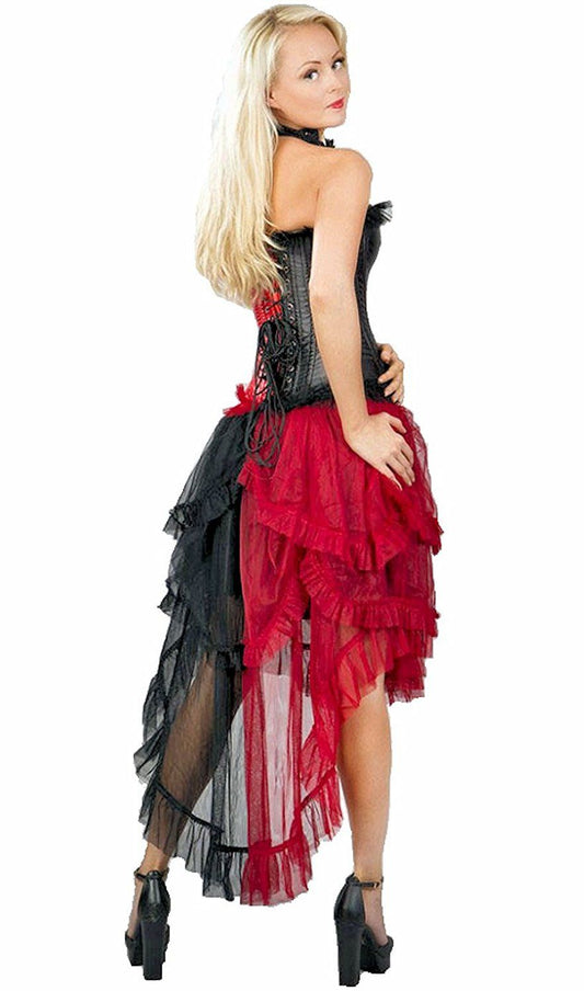 HARLEQUIN SKIRT RED