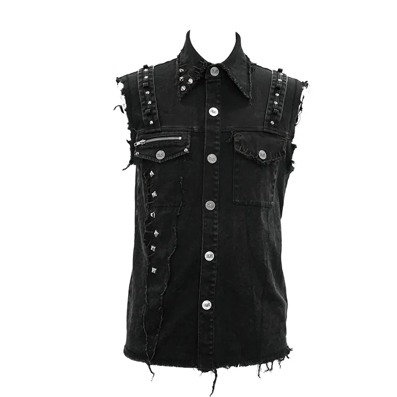 Gilet sans manche punk rock