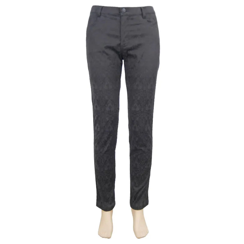 Pantalon jacquard gothique homme