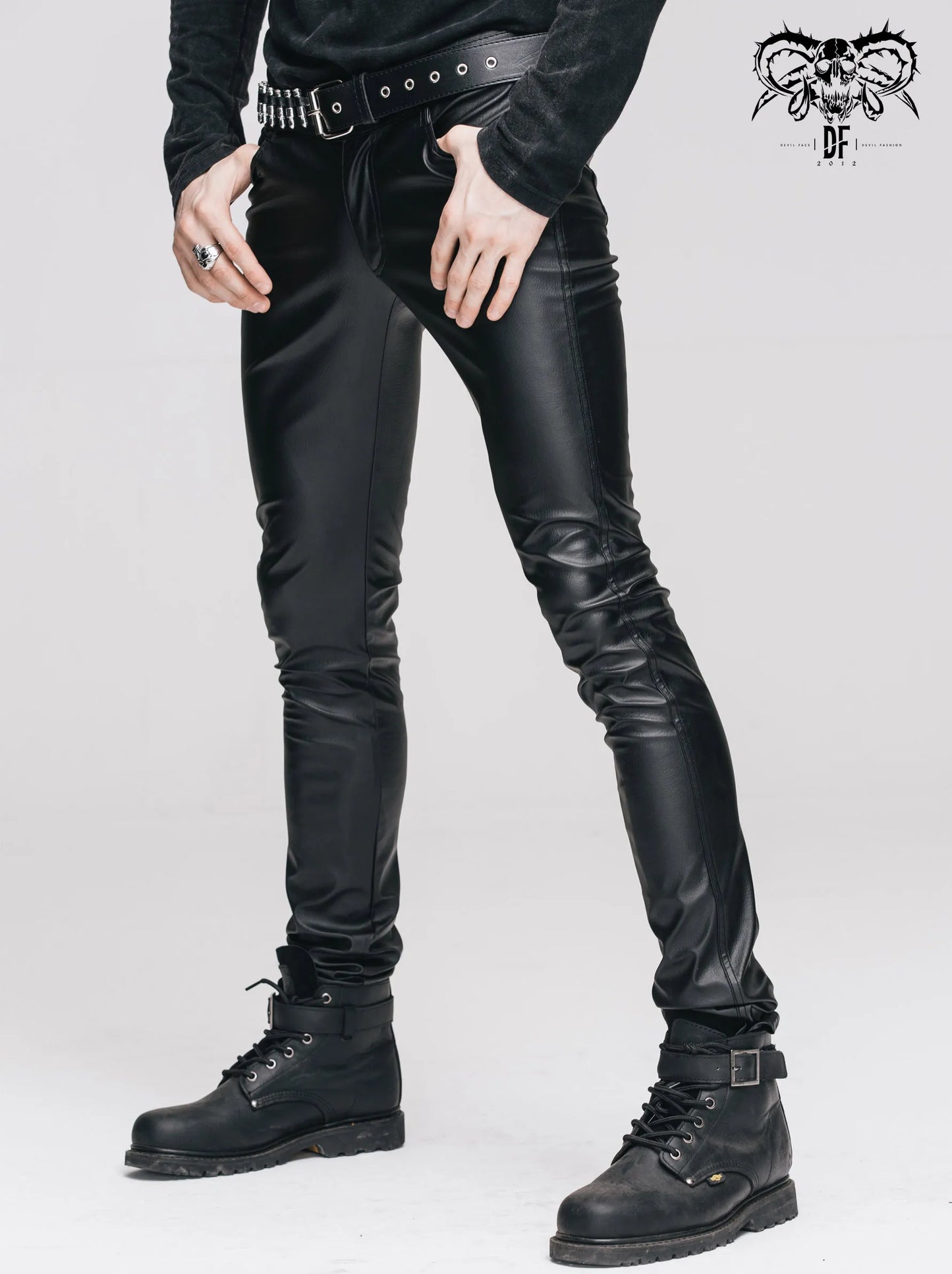 Pantalon BIKER similicuir
