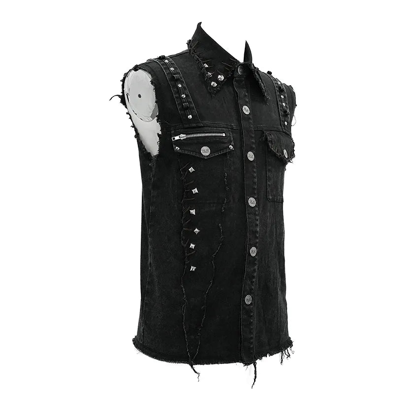 Gilet sans manche punk rock