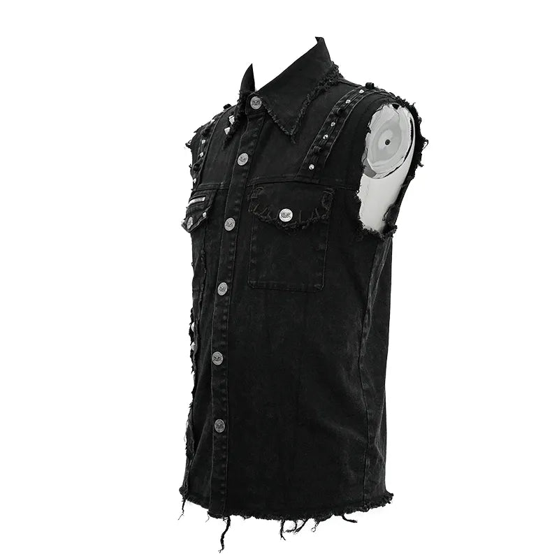 Gilet sans manche punk rock