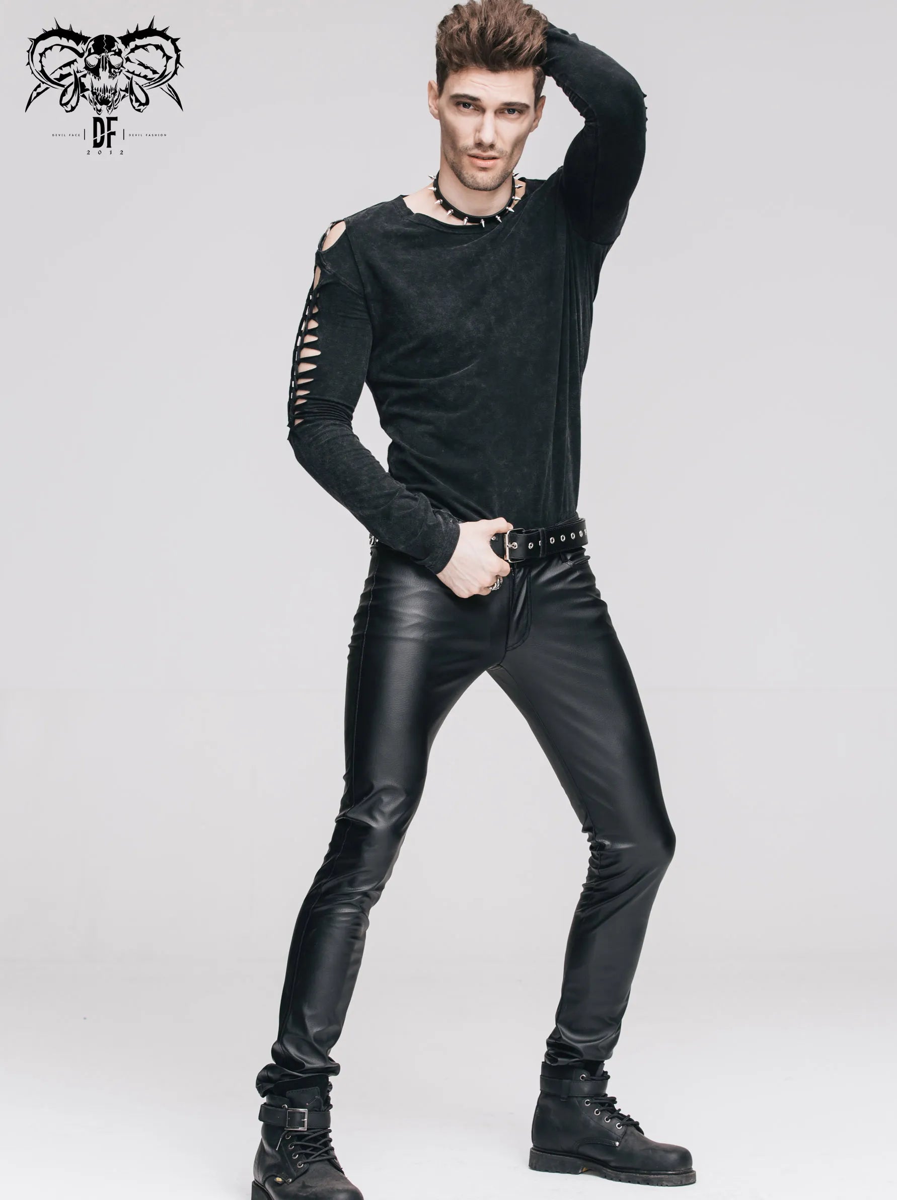 Pantalon BIKER similicuir