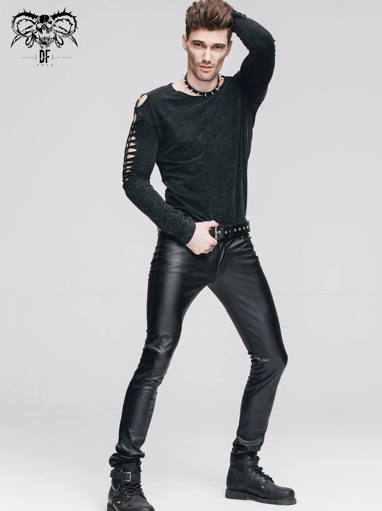 Pantalon BIKER similicuir
