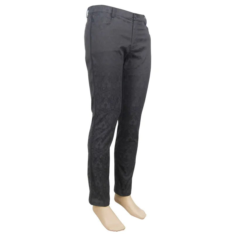 Pantalon jacquard gothique homme