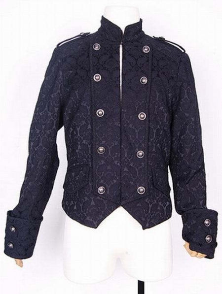 Veste aristocrate gothique à motif brocard
