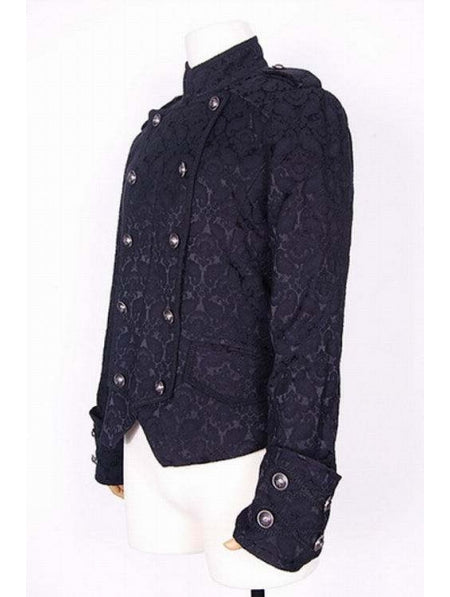 Veste aristocrate gothique à motif brocard