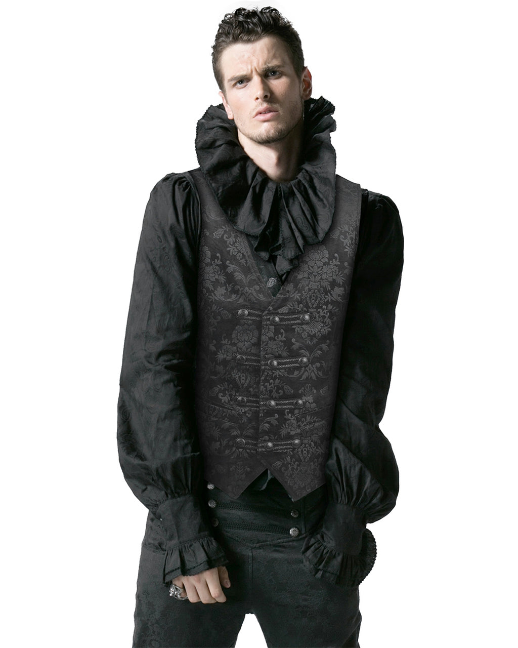 Gilet gothique NOIR