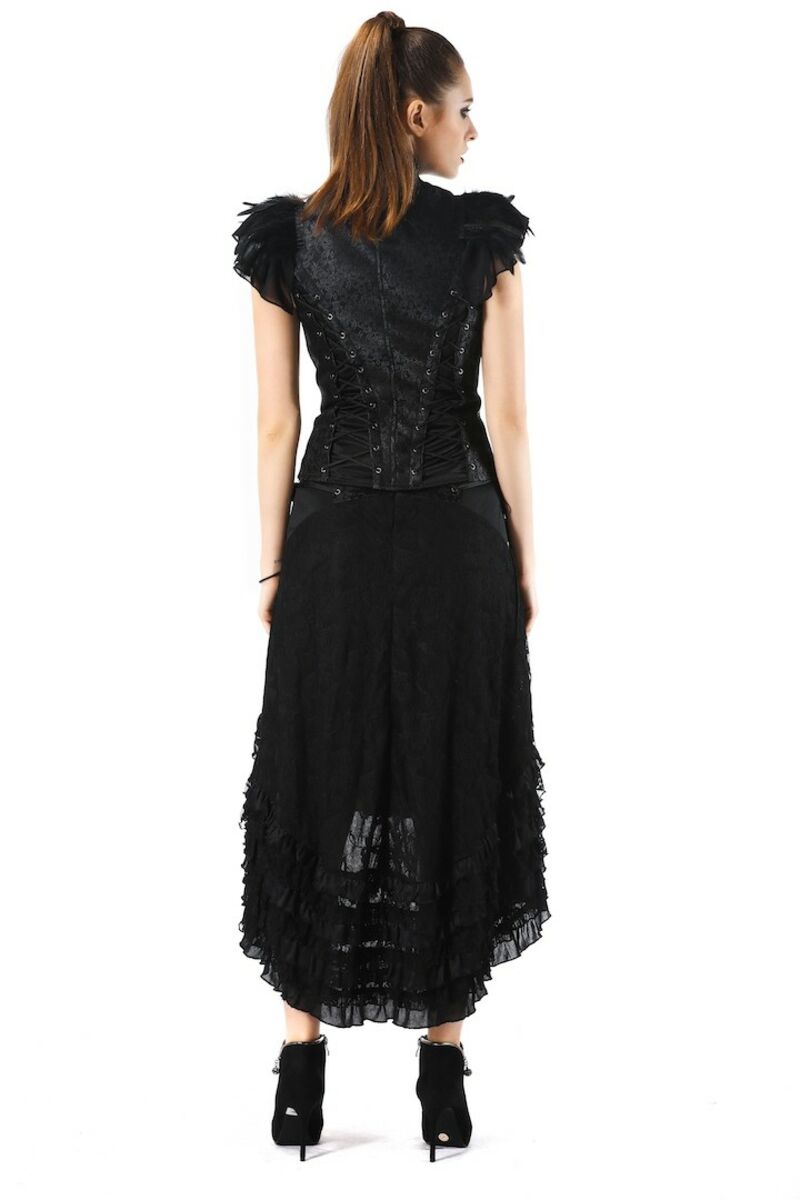 Bustier aristocrate gothique NOIR